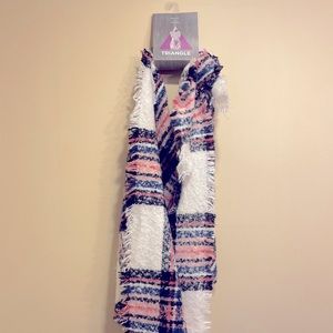 Stylish and warm triangle scarf
